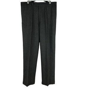 Claiborne Mens Dress Pants Size 34x32  Polyester & Wool Blend  Sleek Gray